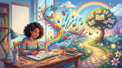 similes for creative