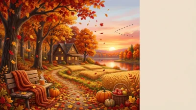 similes for autumn