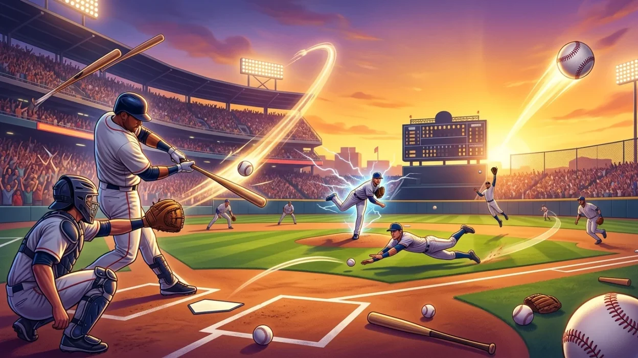 similes for baseball