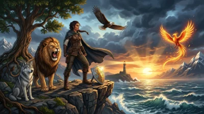 similes for brave
