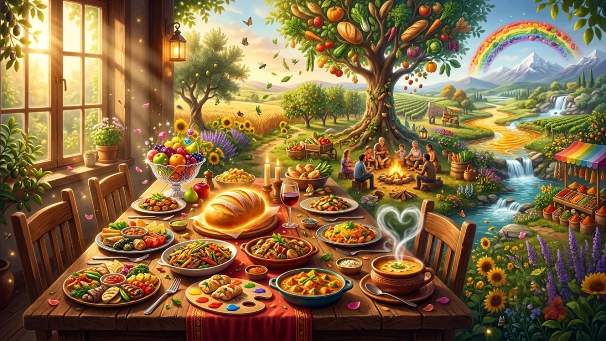 metaphors for food