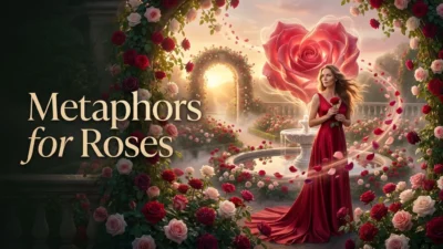 metaphors for roses