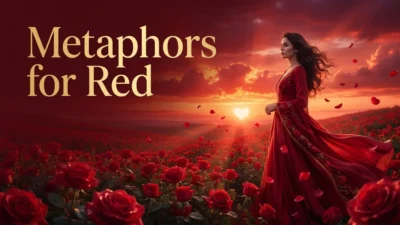 metaphors for red