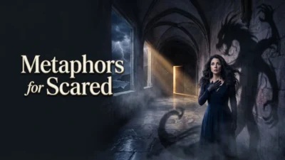 metaphors for scared